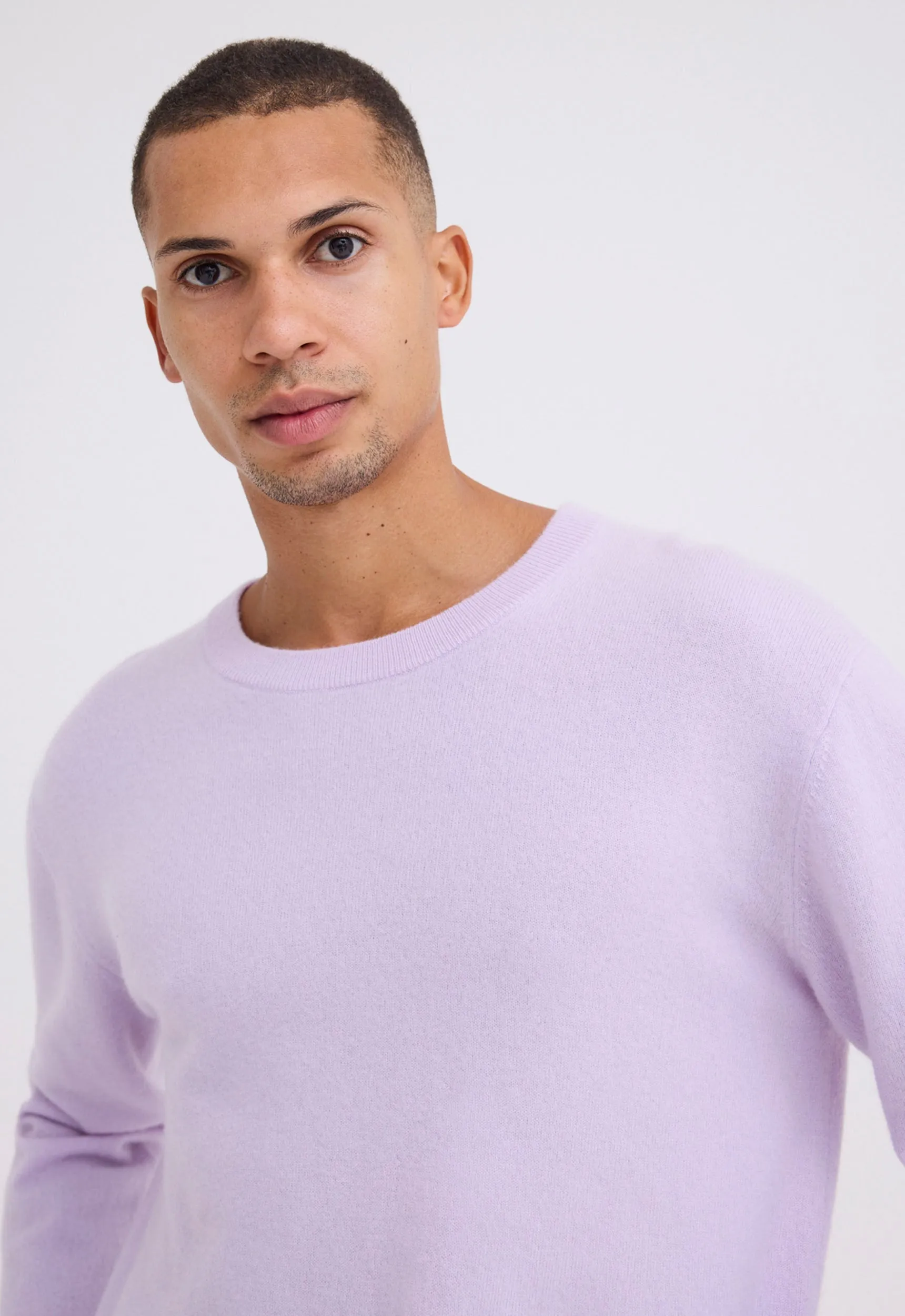 Card Wool Cashmere Sweater - Bloom Lilac