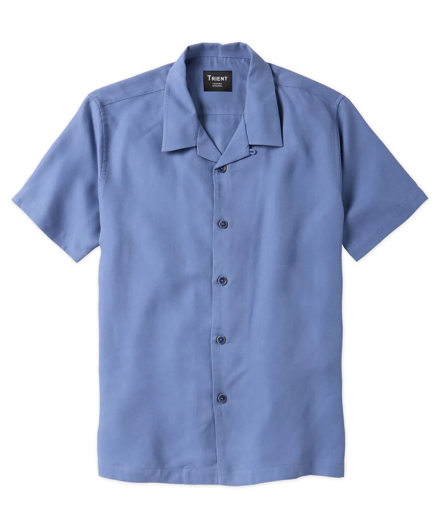 Caymen Silk Twill Camp Shirt