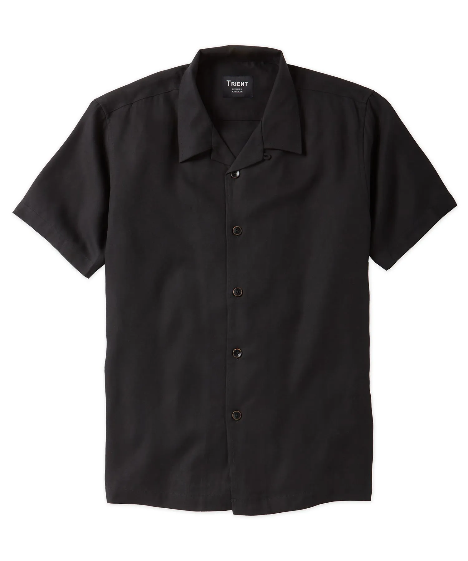 Caymen Silk Twill Camp Shirt