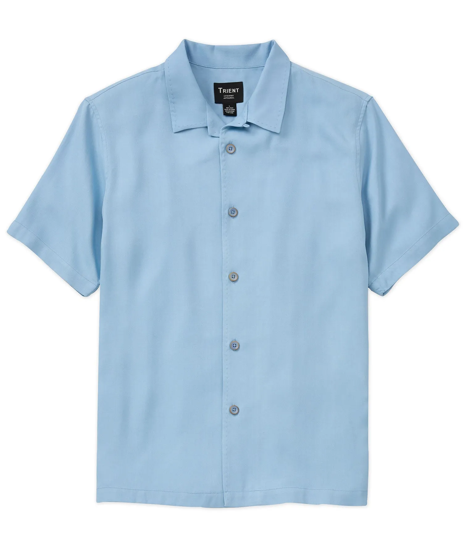 Caymen Silk Twill Camp Shirt