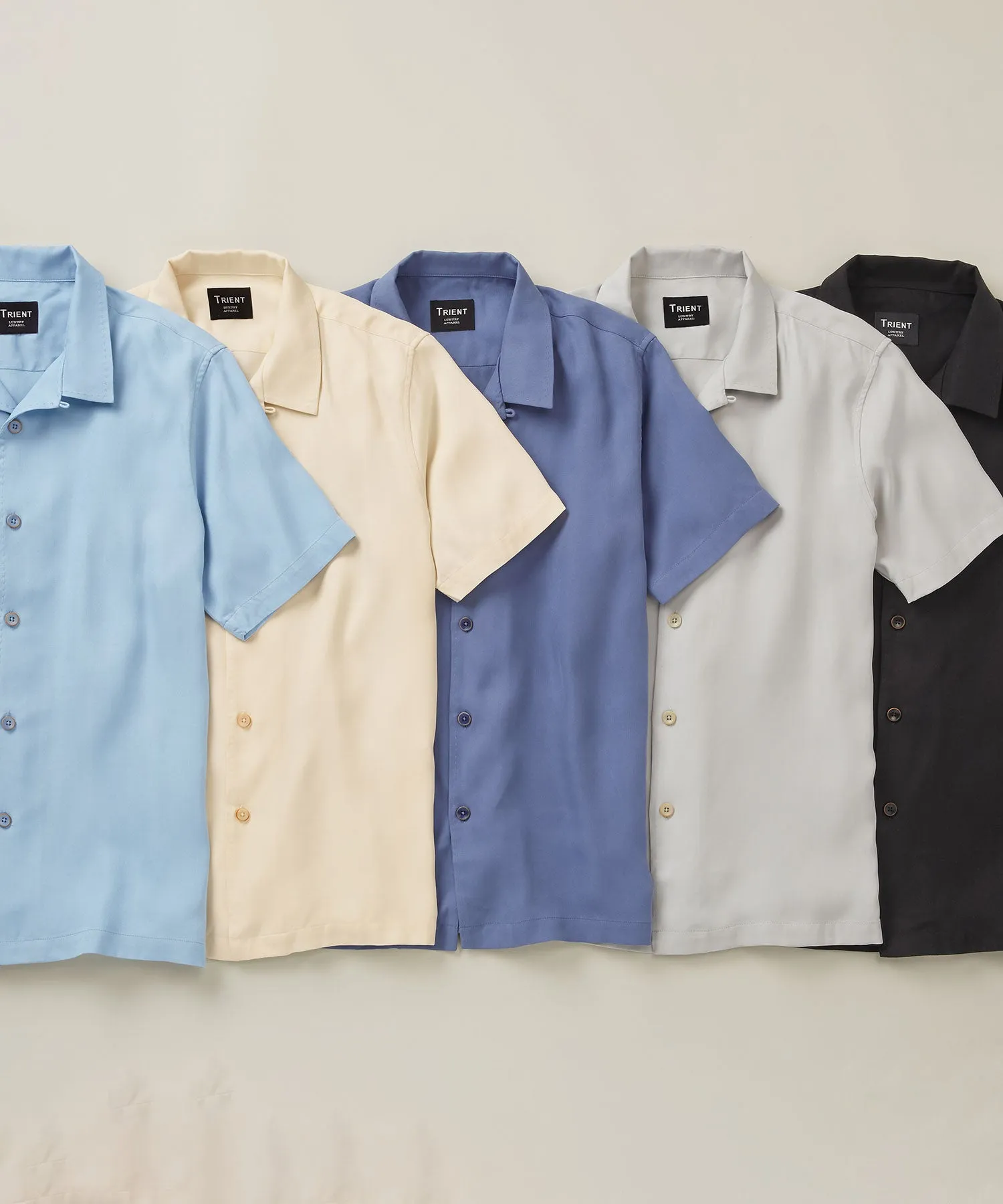 Caymen Silk Twill Camp Shirt