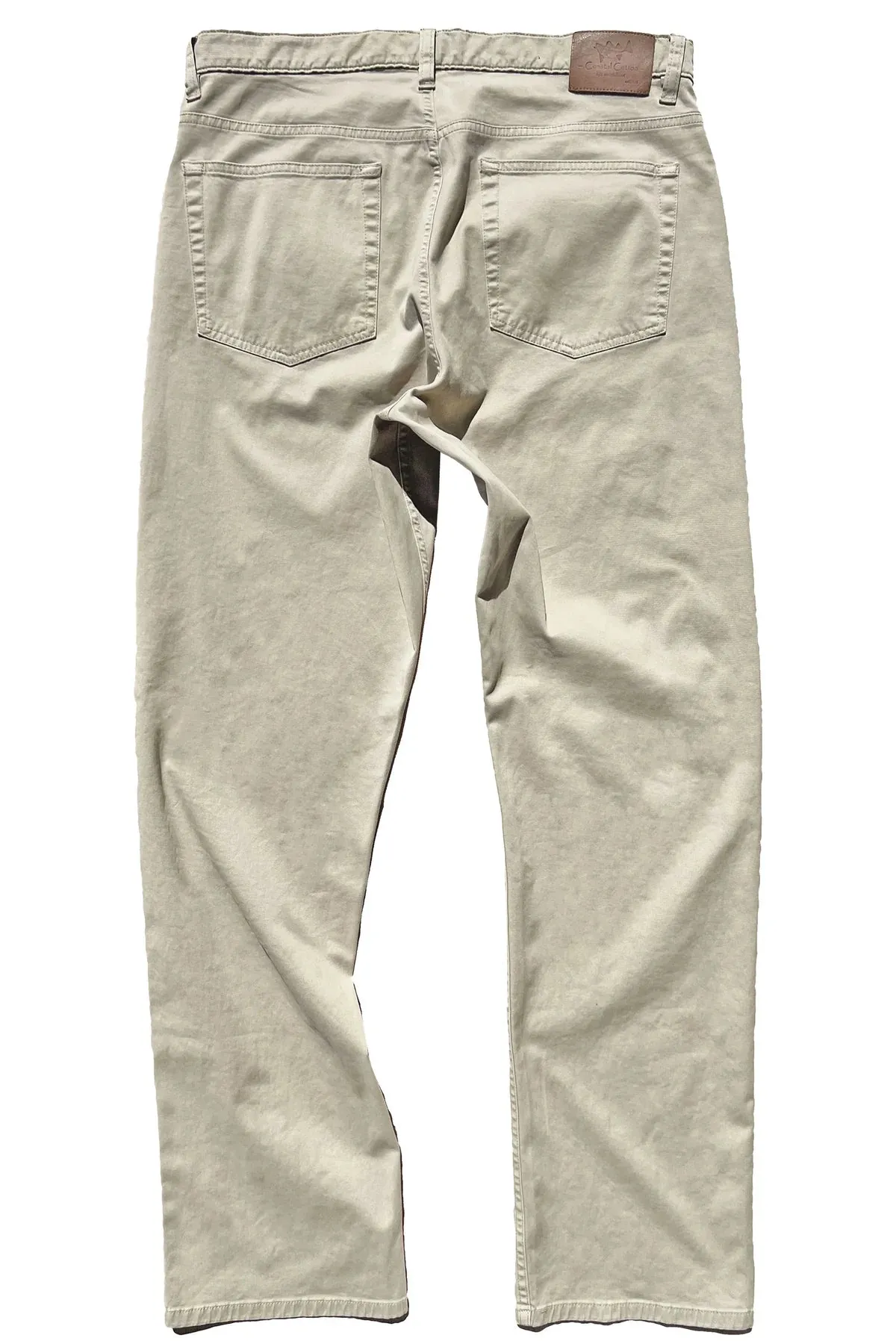 Coastal Cotton Khaki Stretch Twill Five Pocket Pants