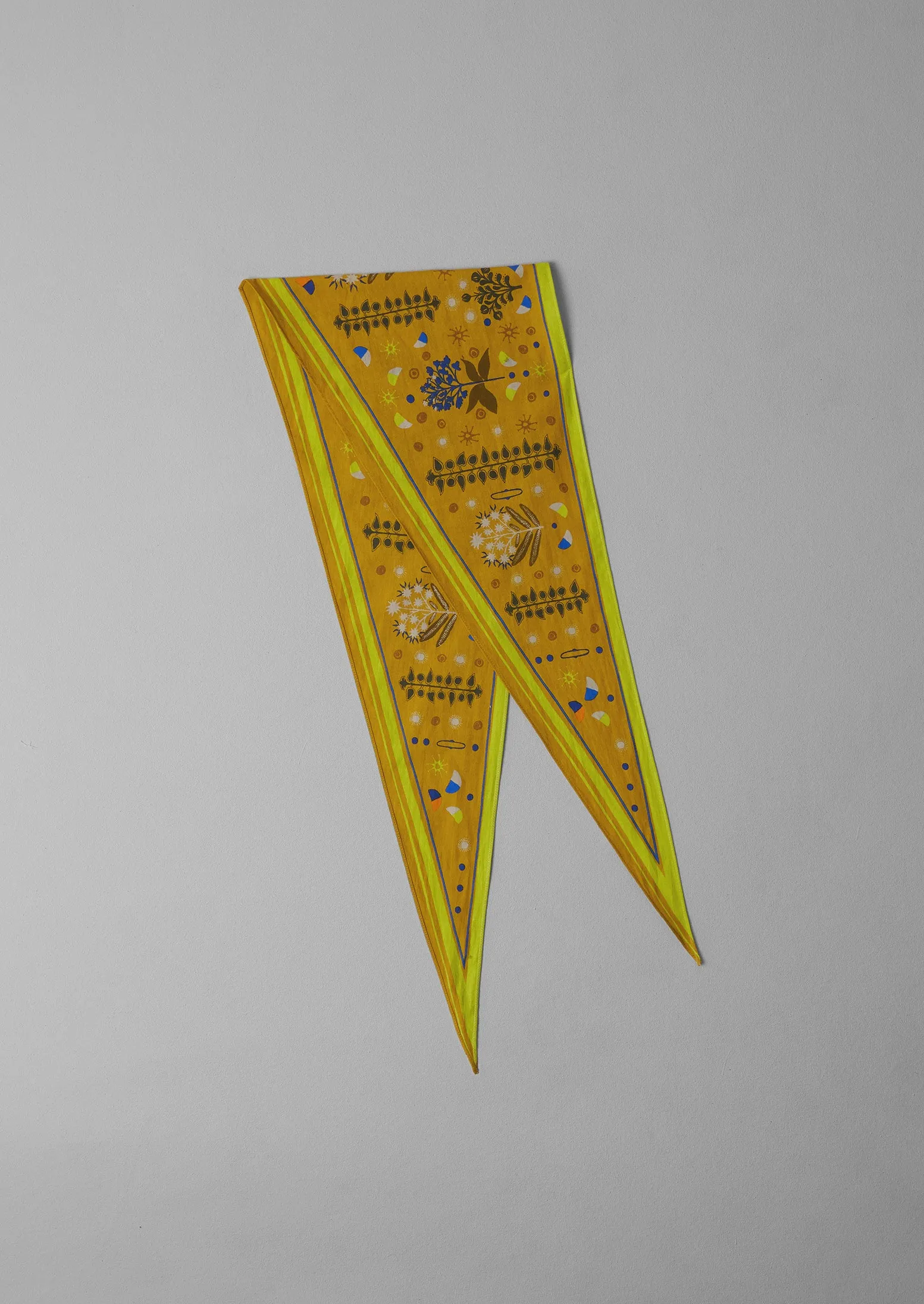 Premium Ochre Cotton Bandana | Collectors Edition Print