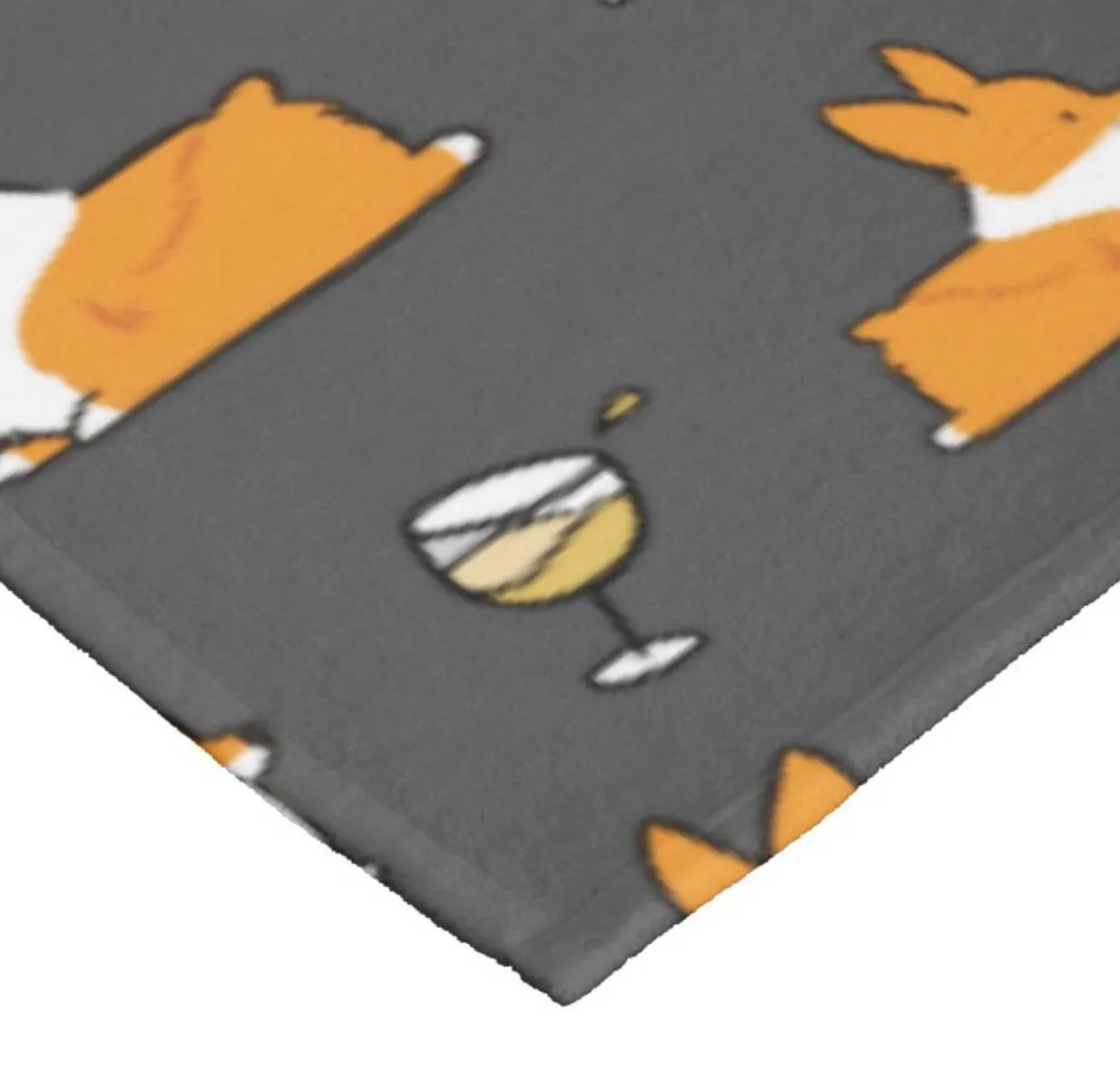 Corgis & Wine Fleece Blanket | 3 Sizes