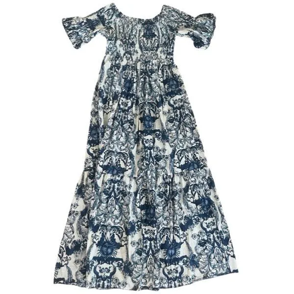 Cotton Blue print Dress