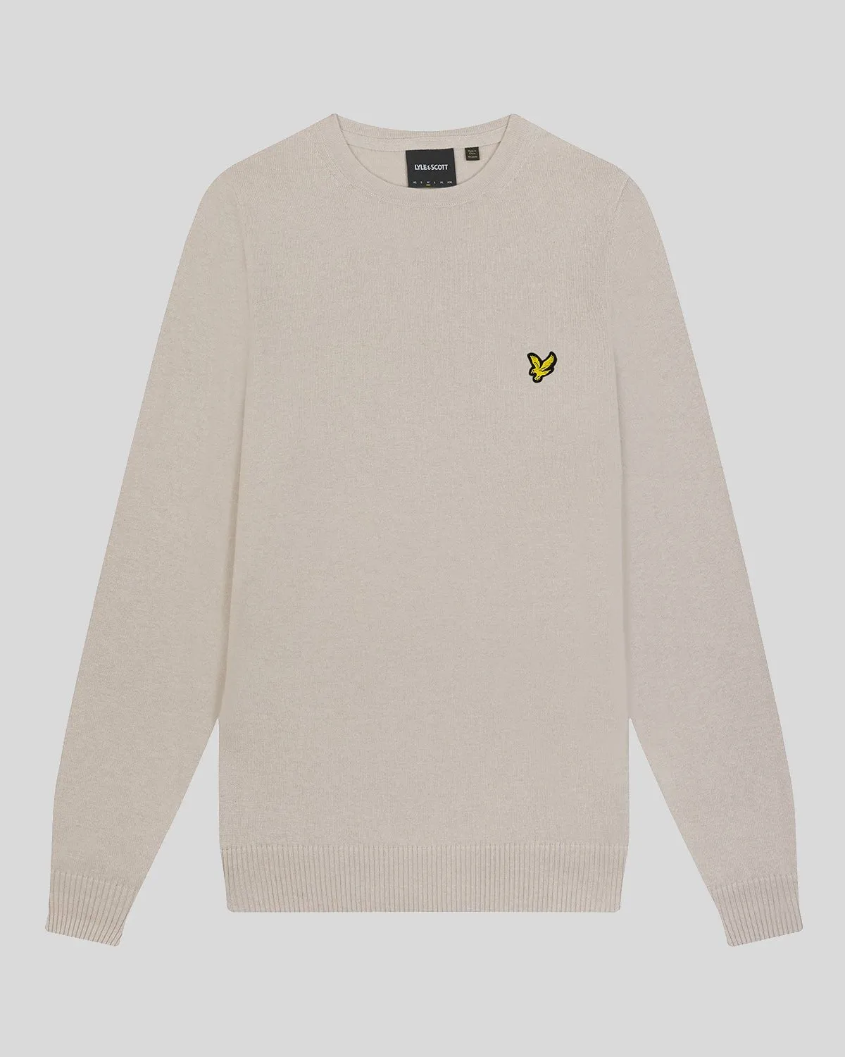 Cotton Merino Crew Neck Jumper