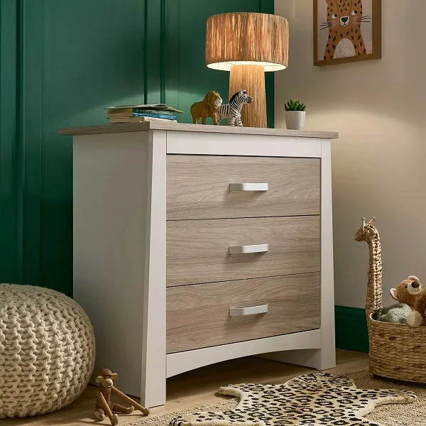 CuddleCo Ada Dresser & Changer - White & Ash