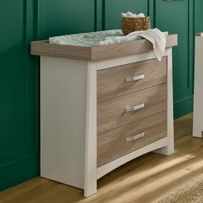 CuddleCo Ada Dresser & Changer - White & Ash