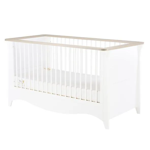 Cuddleco Clara Cot Bed - White & Ash