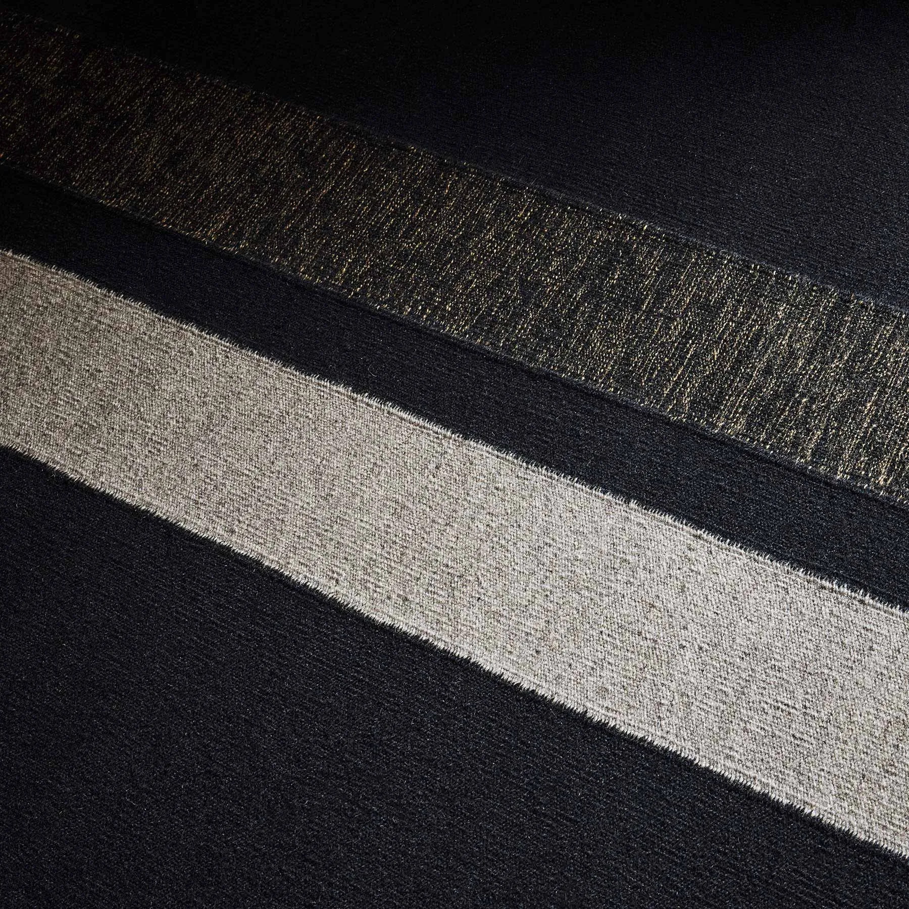 Double Stripe Runner - Black/Black Marle/Pearl Grey