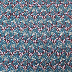 Dressmaking Floral Cotton Lawn - Petrol - Felix