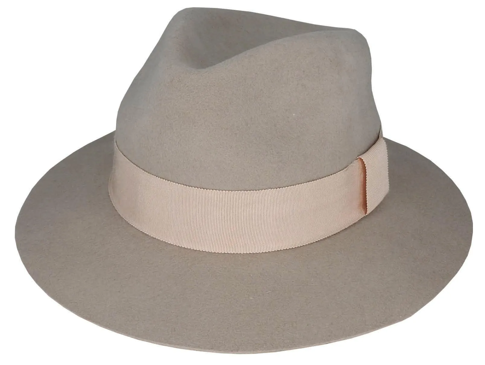 Duke - Wool Felt Raw Edge Fedora