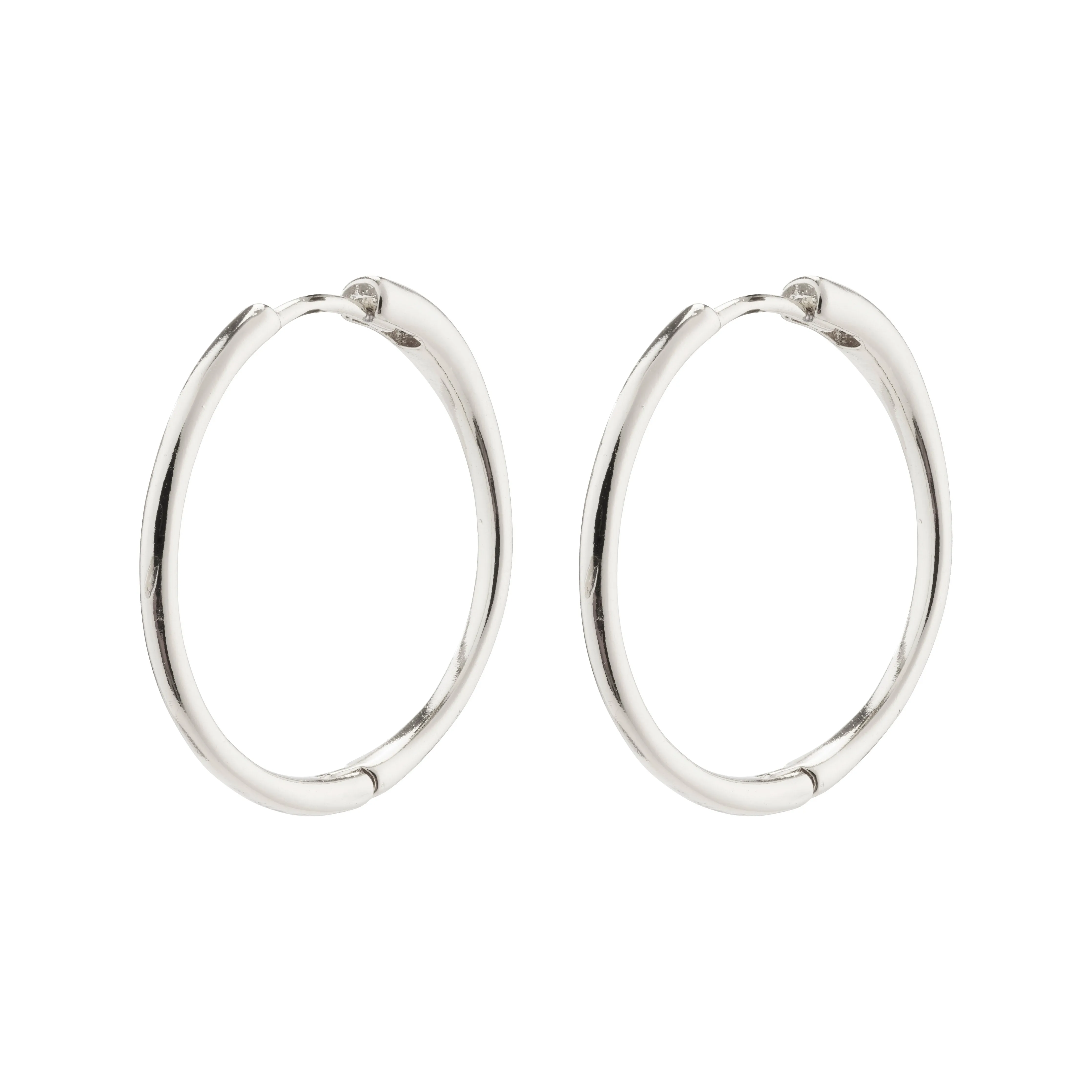 EANNA recycled large hoops silver-plated