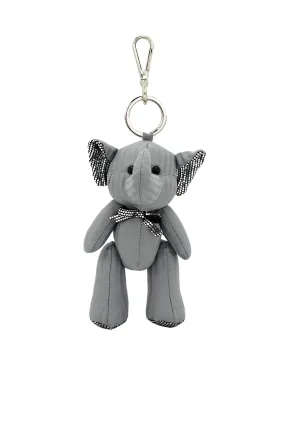 ELEPH PLEAT DISCO DOLL KEY RING : Grey