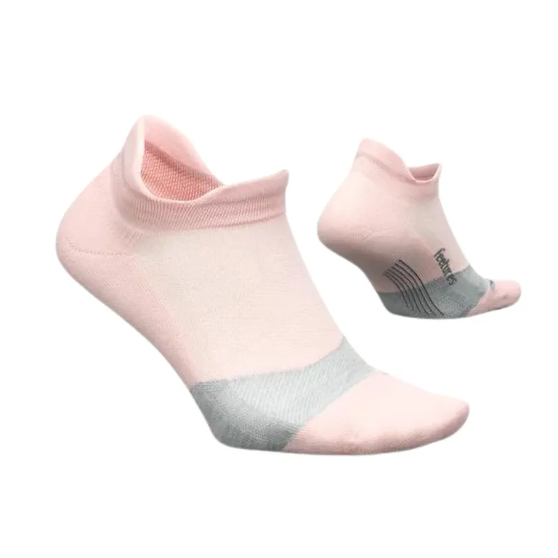 Feetures Elite Light Cushion No-Show Tab Propulsion Pink Socks