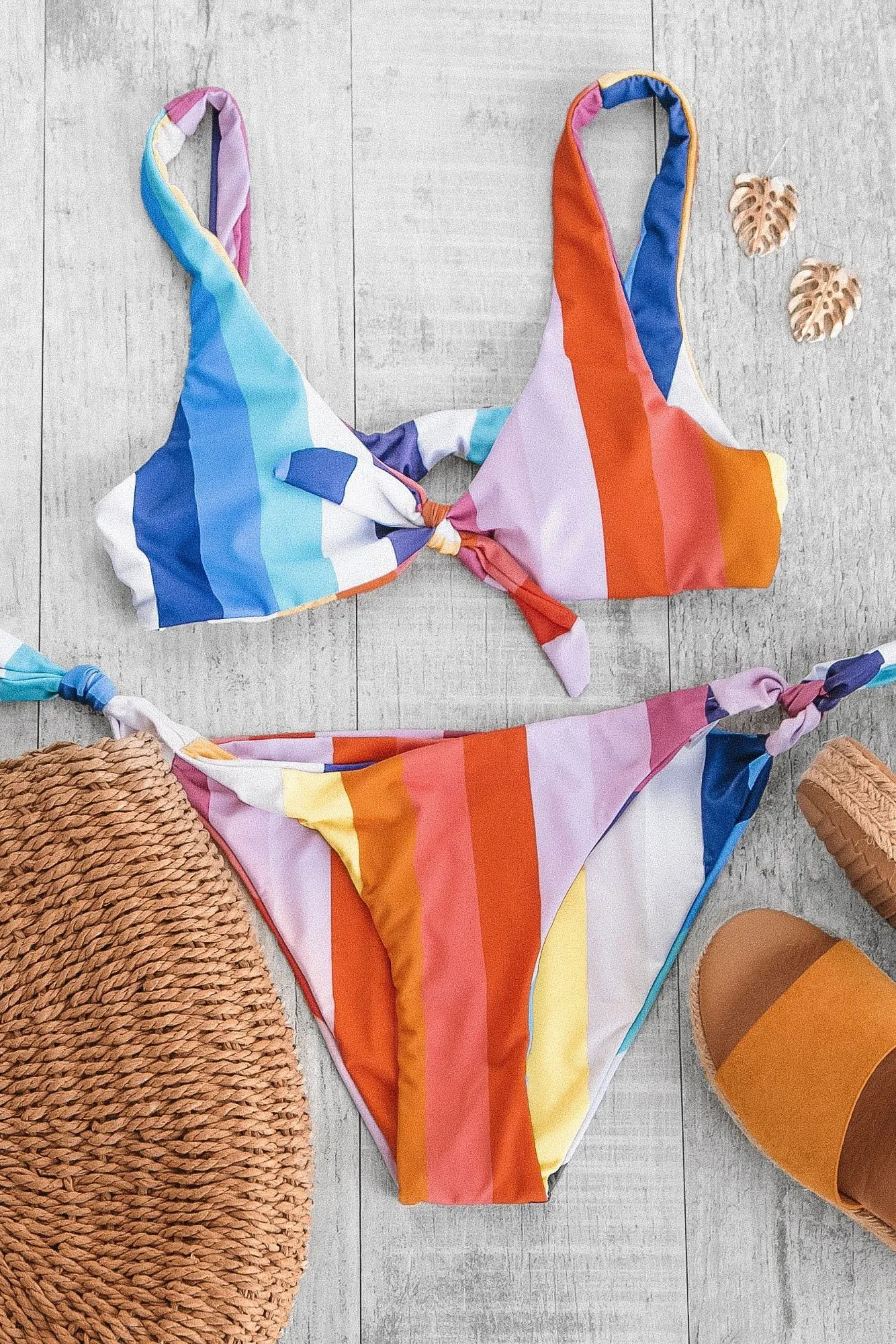 Get In Line Colorblock Swimsuit Bottoms