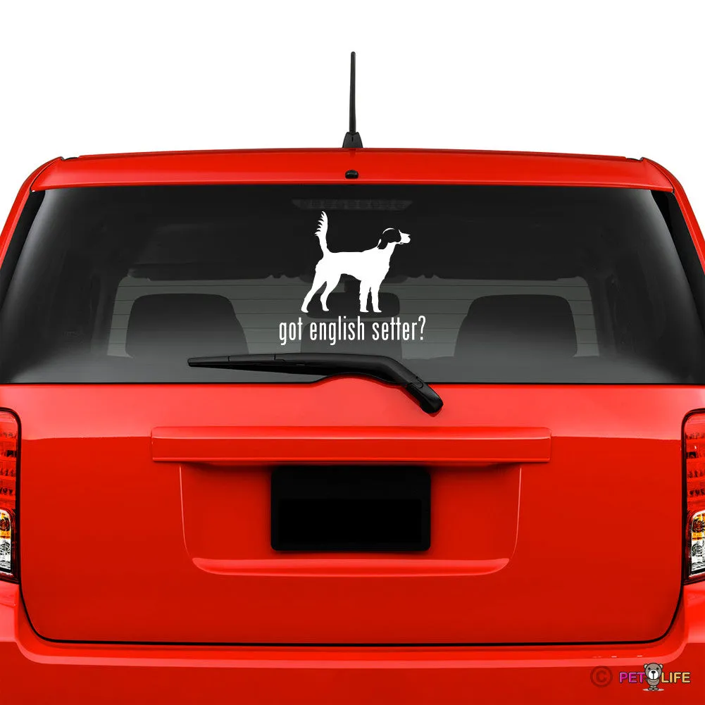 Got English Setter Sticker