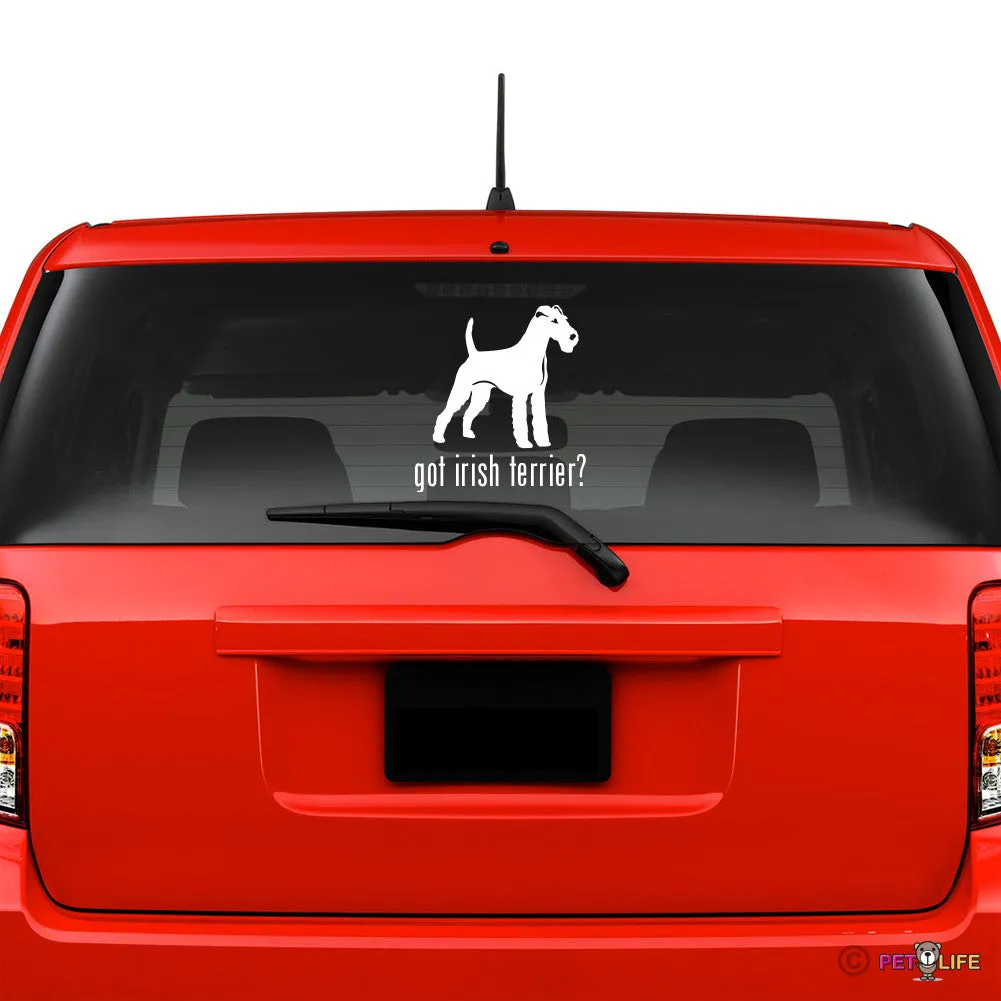 Got Irish Terrier Sticker