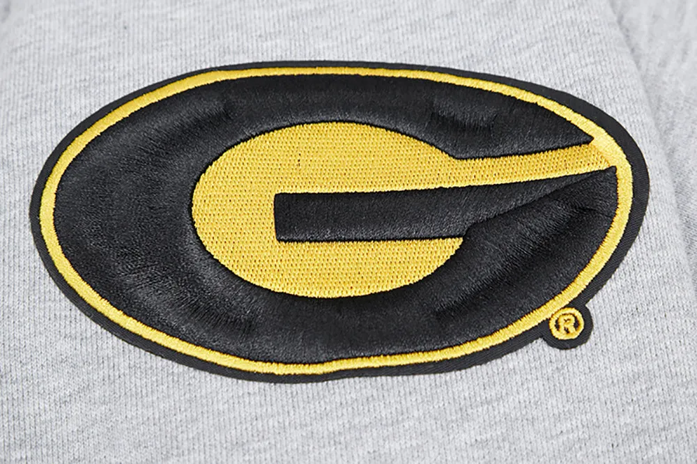 GRAMBLING STATE UNIVERSITY CLASSIC MEN'S STACKED LOGO CREWNECK (HEATHER GRAY/BLACK)