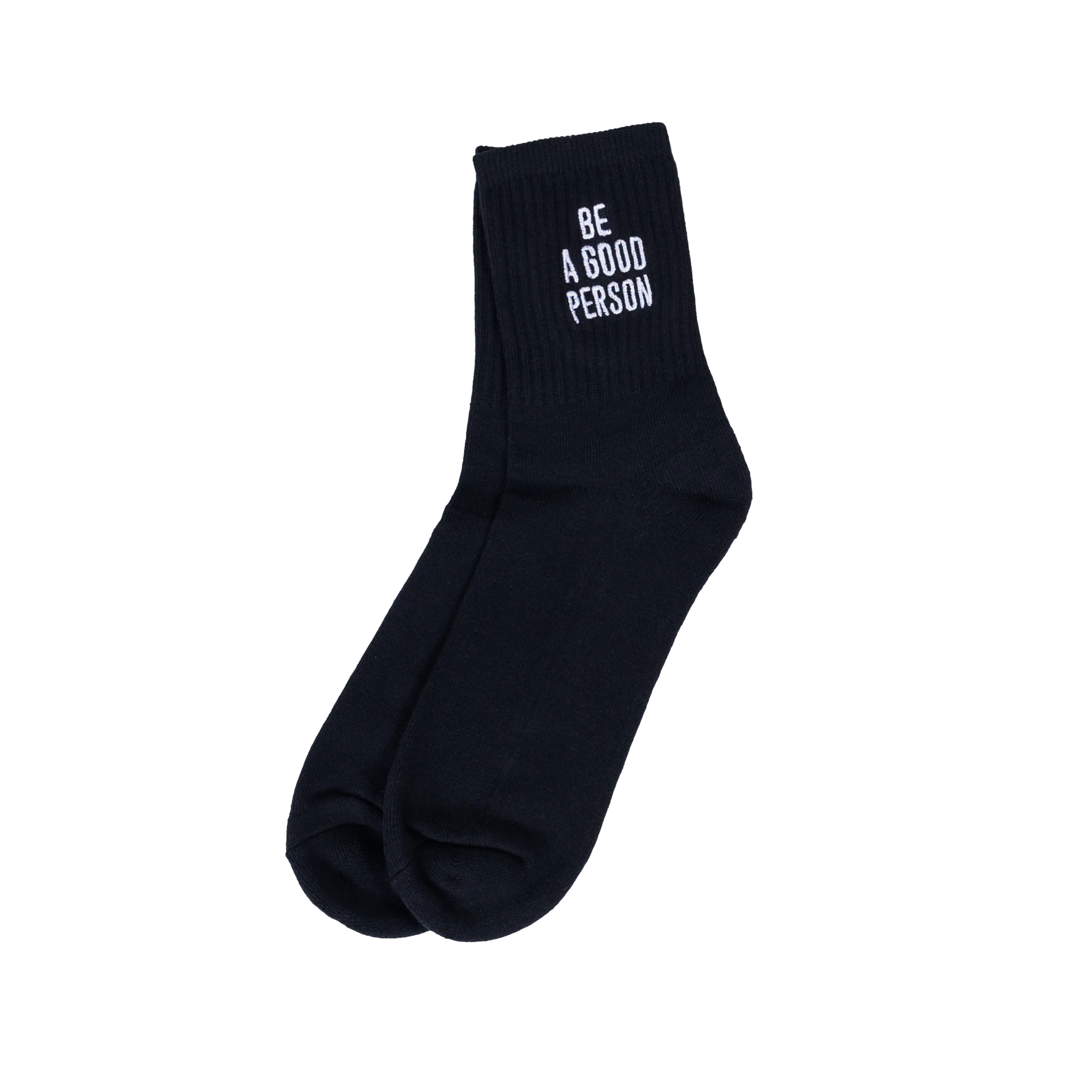 Half Crew Socks - Black