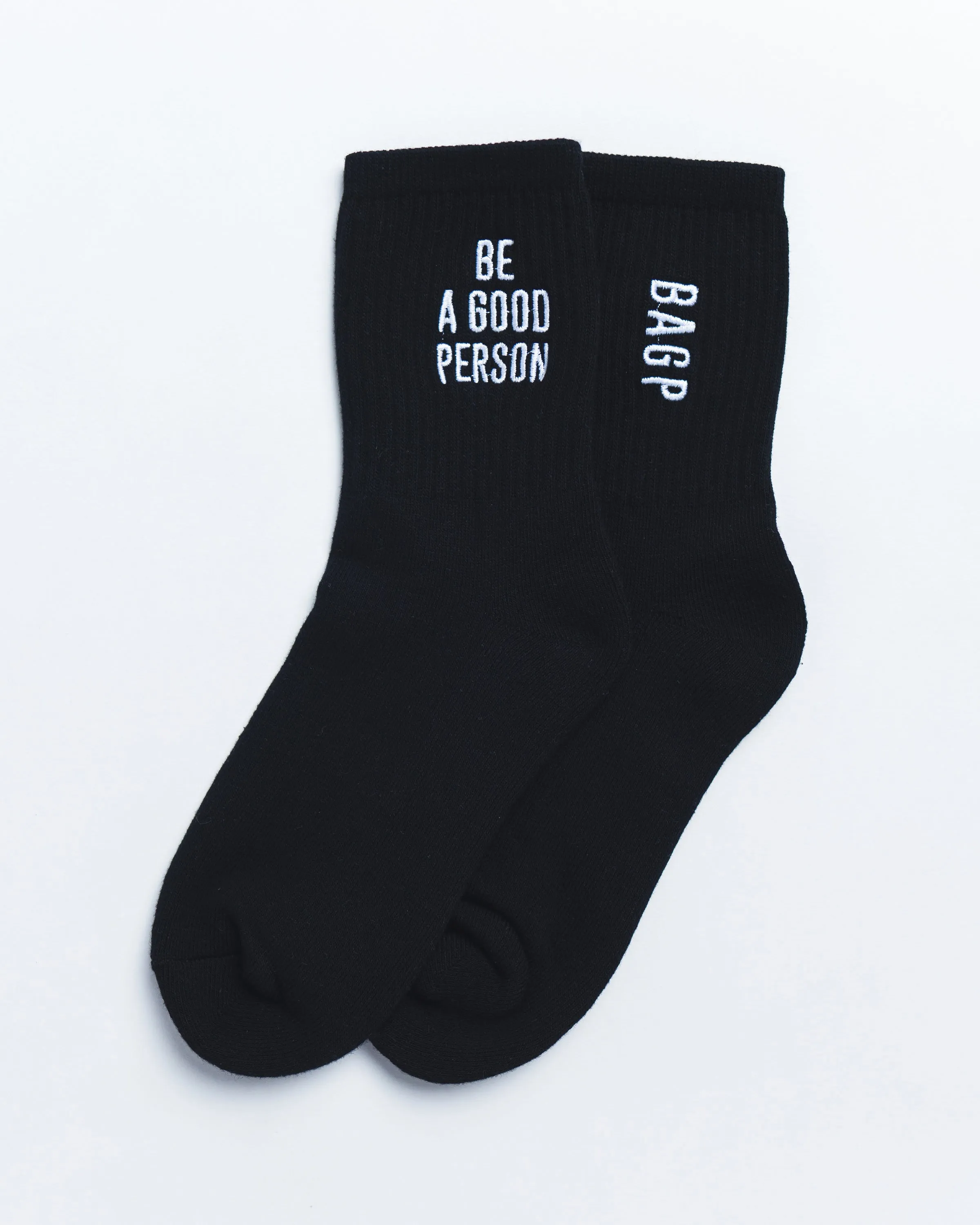 Half Crew Socks - Black