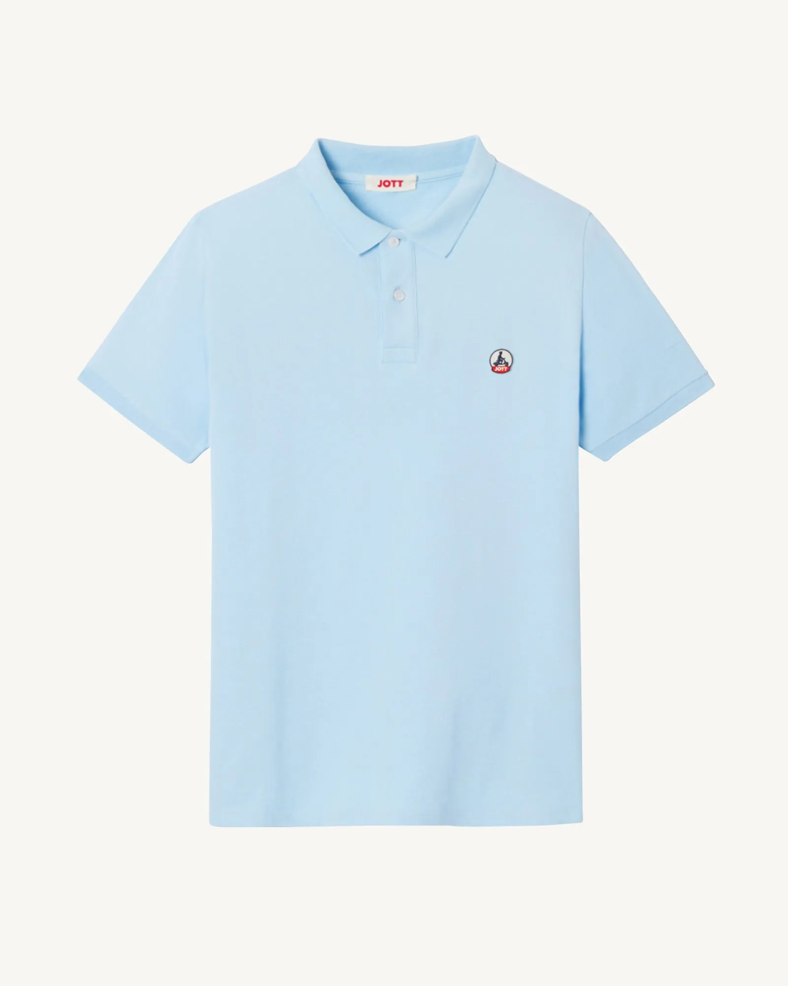 Heaven blue Marbella organic cotton polo shirt