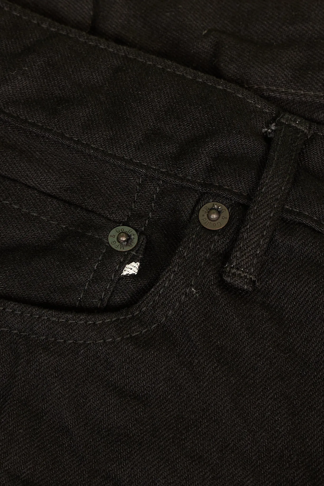 Japan Blue J414 Black Classic Straight Selvedge Denim - 14oz