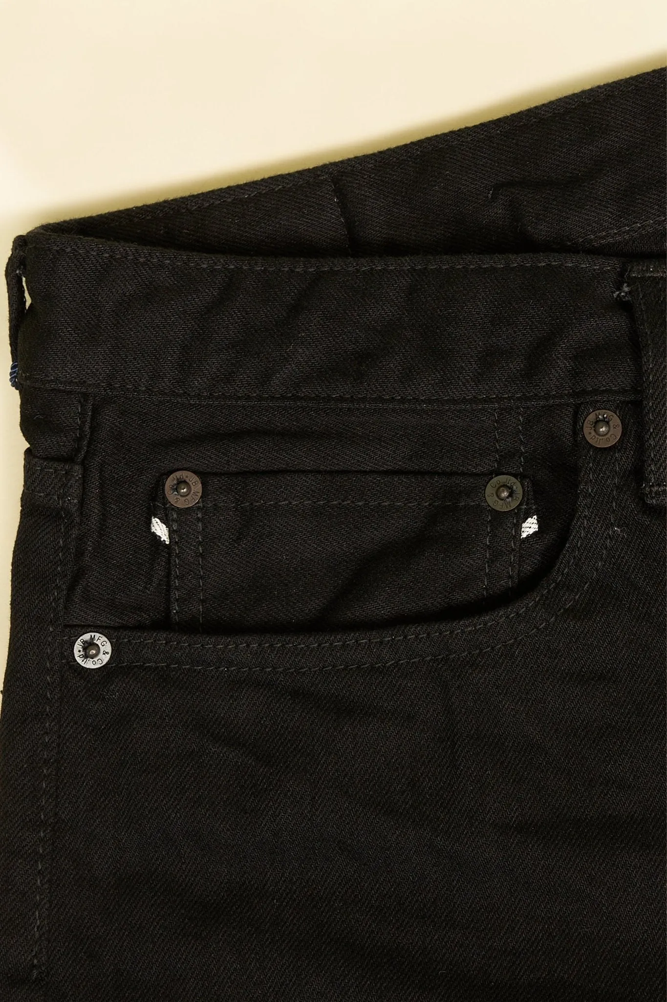 Japan Blue J414 Black Classic Straight Selvedge Denim - 14oz