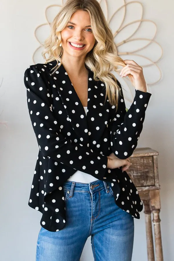 Jenny Polkadot Blazer