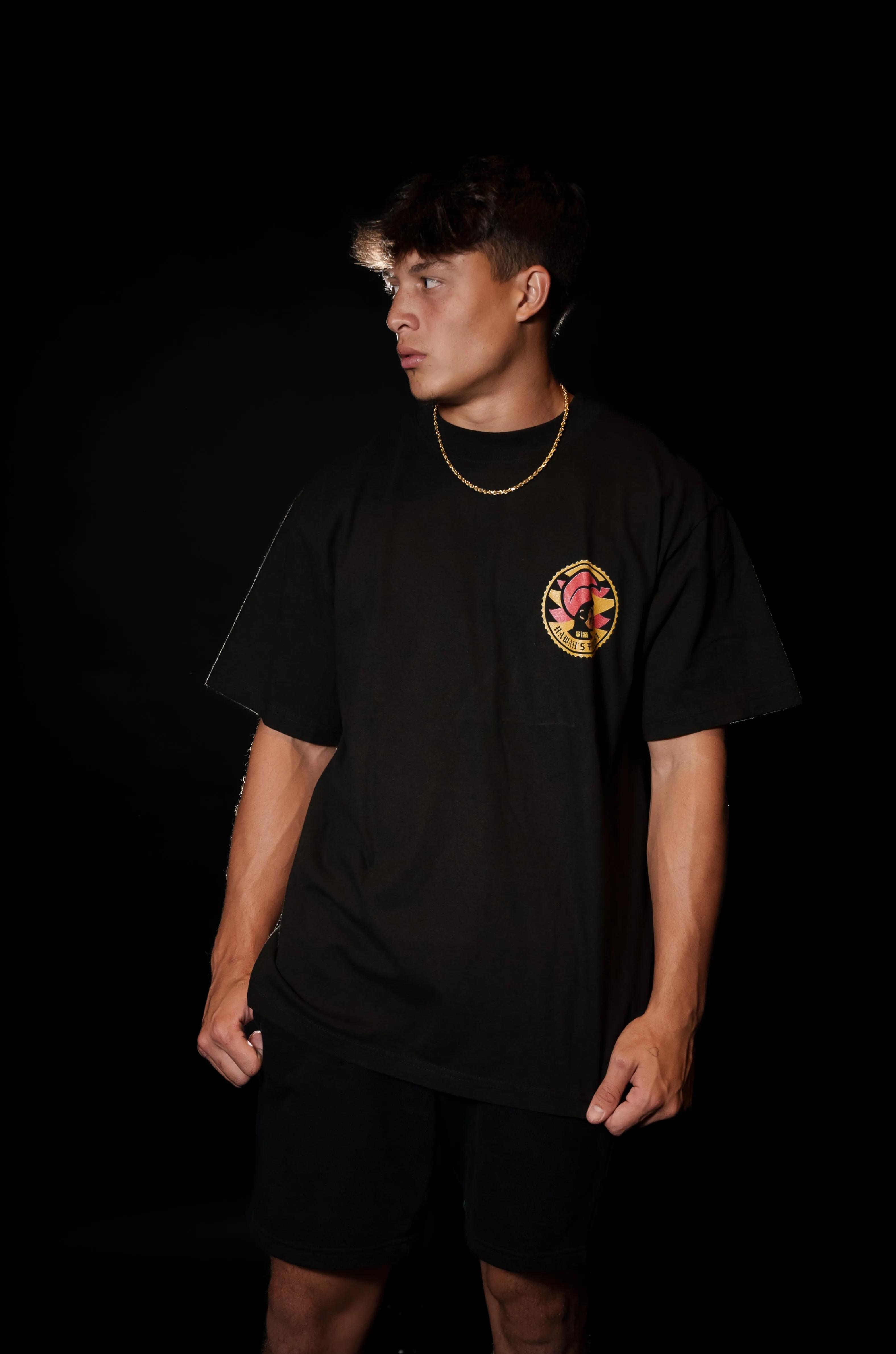 KAM CIRCLE BLACK T-SHIRT