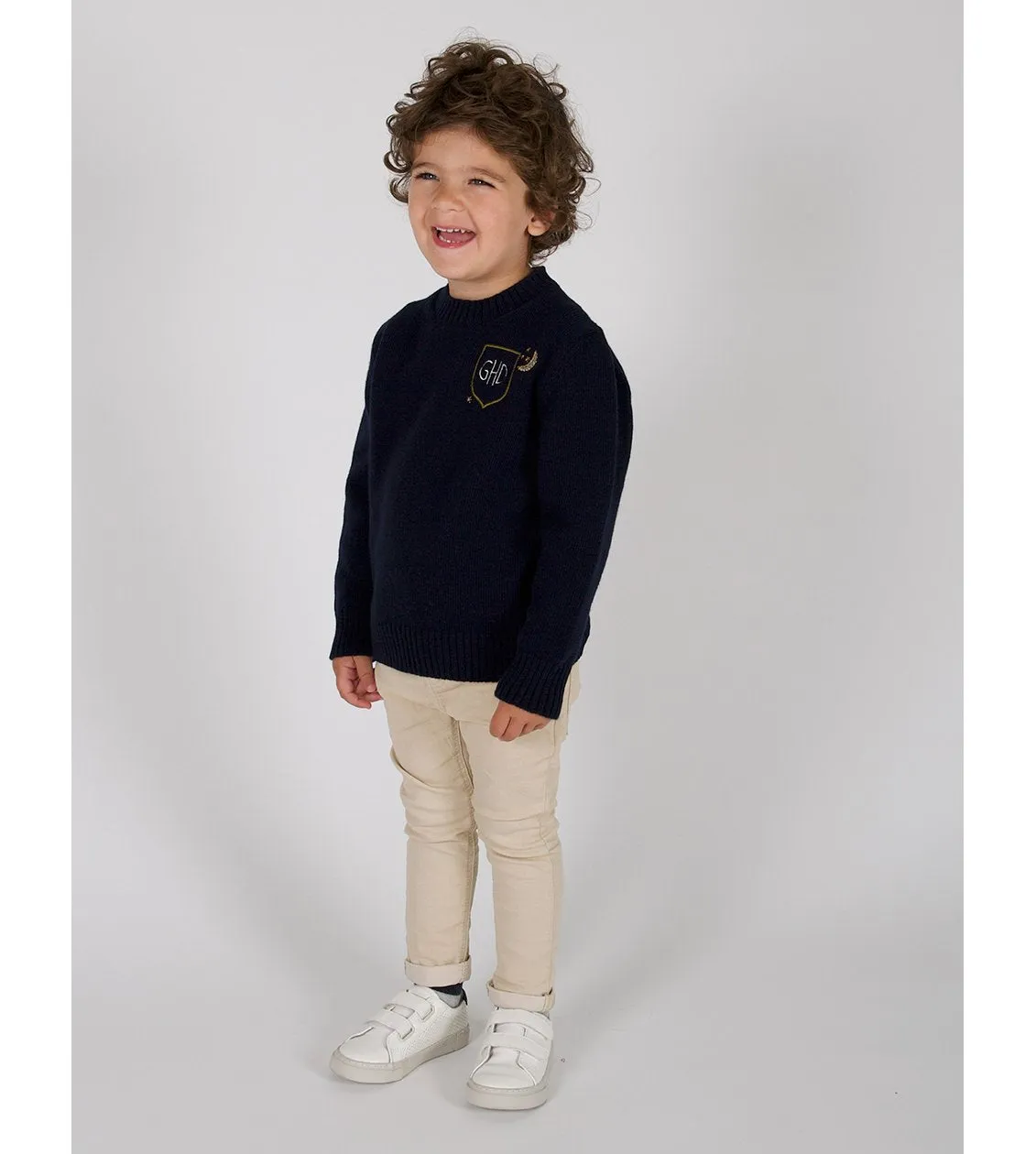 Kids Petite Crew with Heraldry