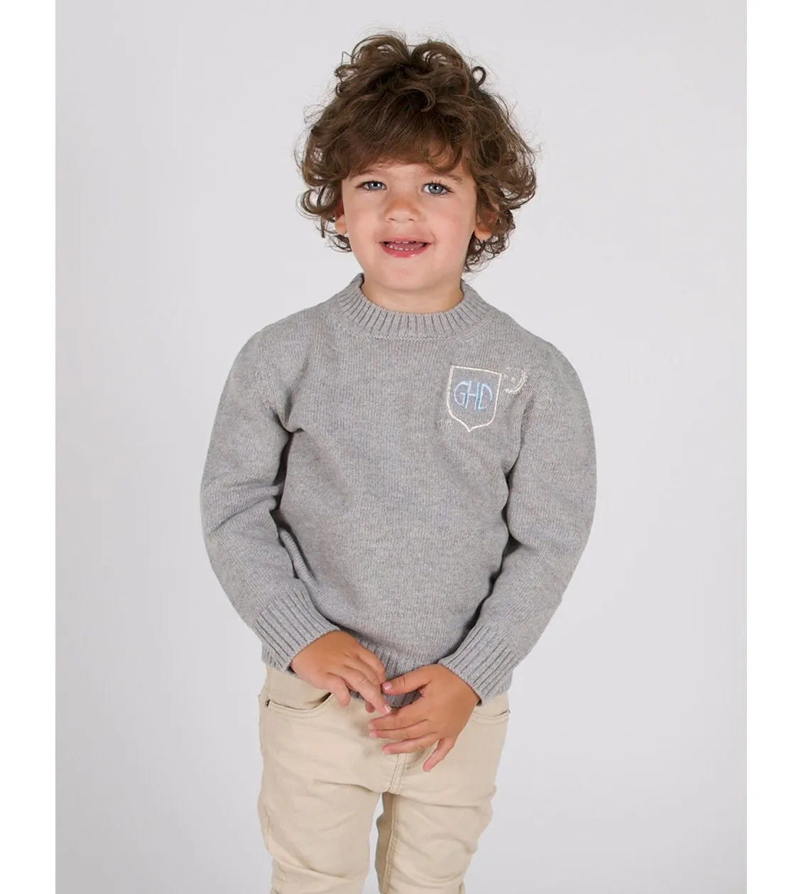 Kids Petite Crew with Heraldry