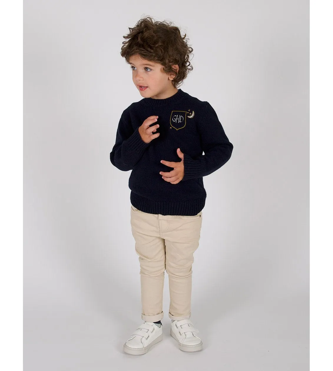 Kids Petite Crew with Heraldry