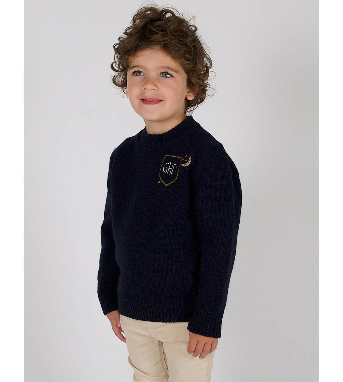 Kids Petite Crew with Heraldry