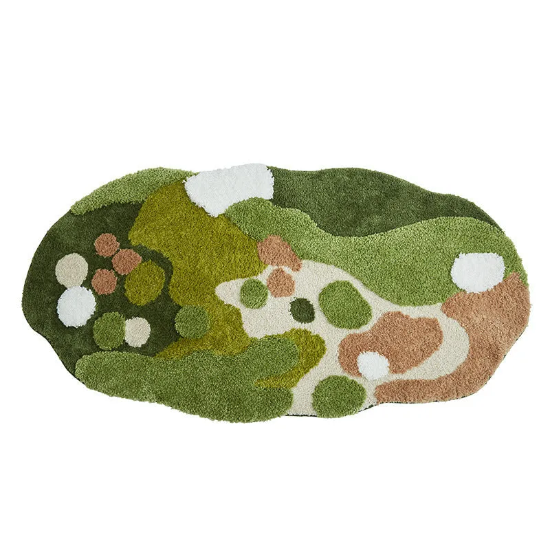 Lakeside Park Moss Carpet Rug