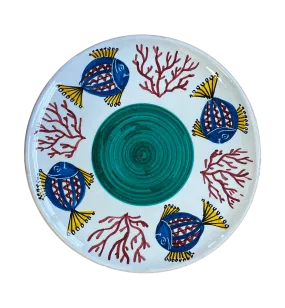 Les Ottomans Sicilian Coral Plate