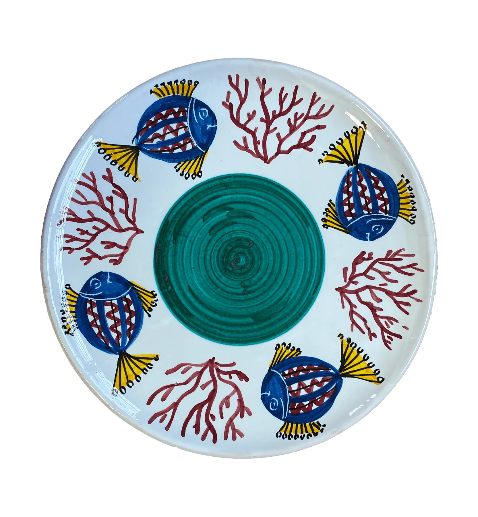 Les Ottomans Sicilian Coral Plate