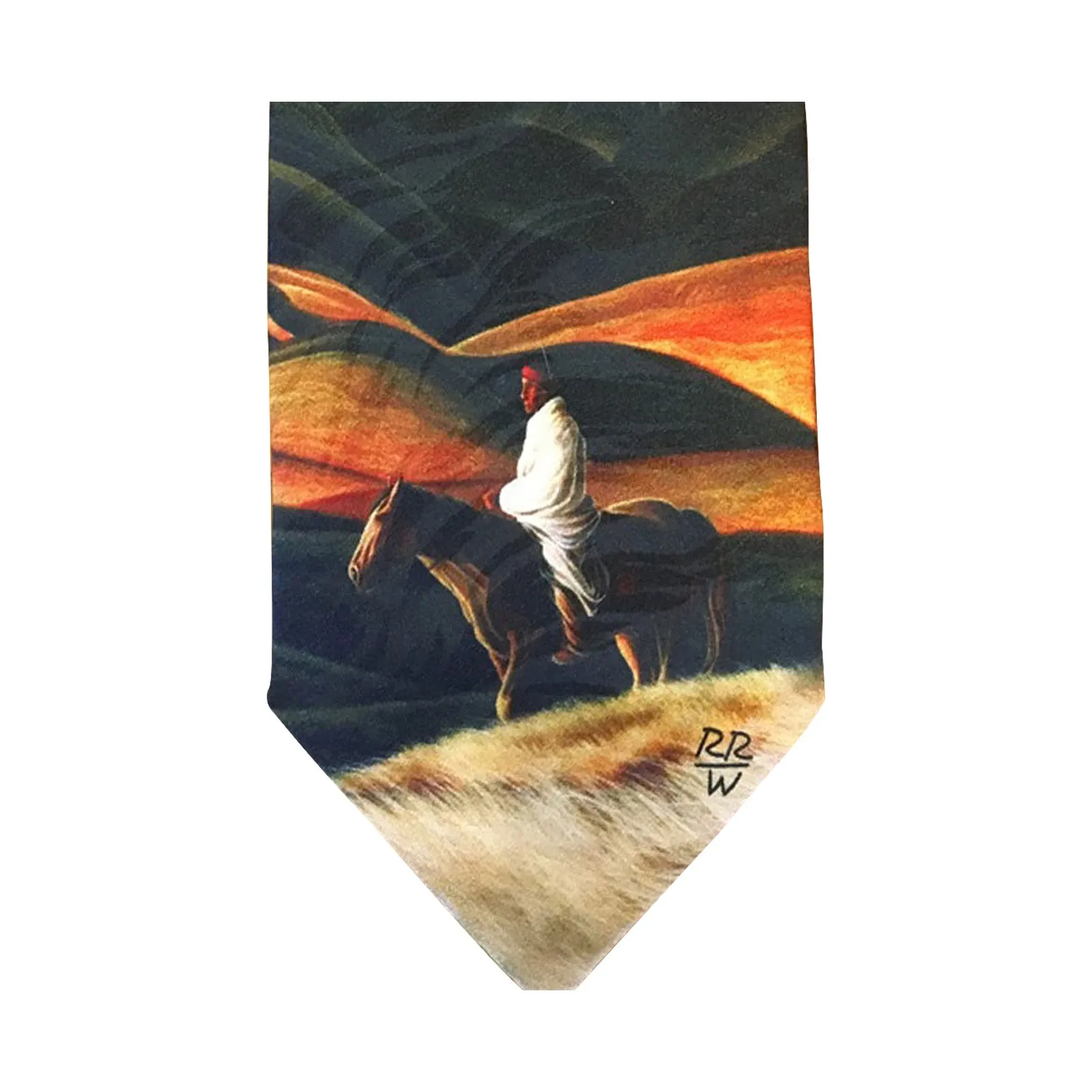 Limited-Edition Desert Overlook Silk Tie by William Haskell