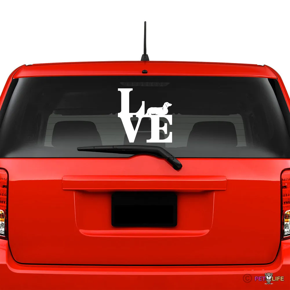 Love Dachshundpark   Sticker