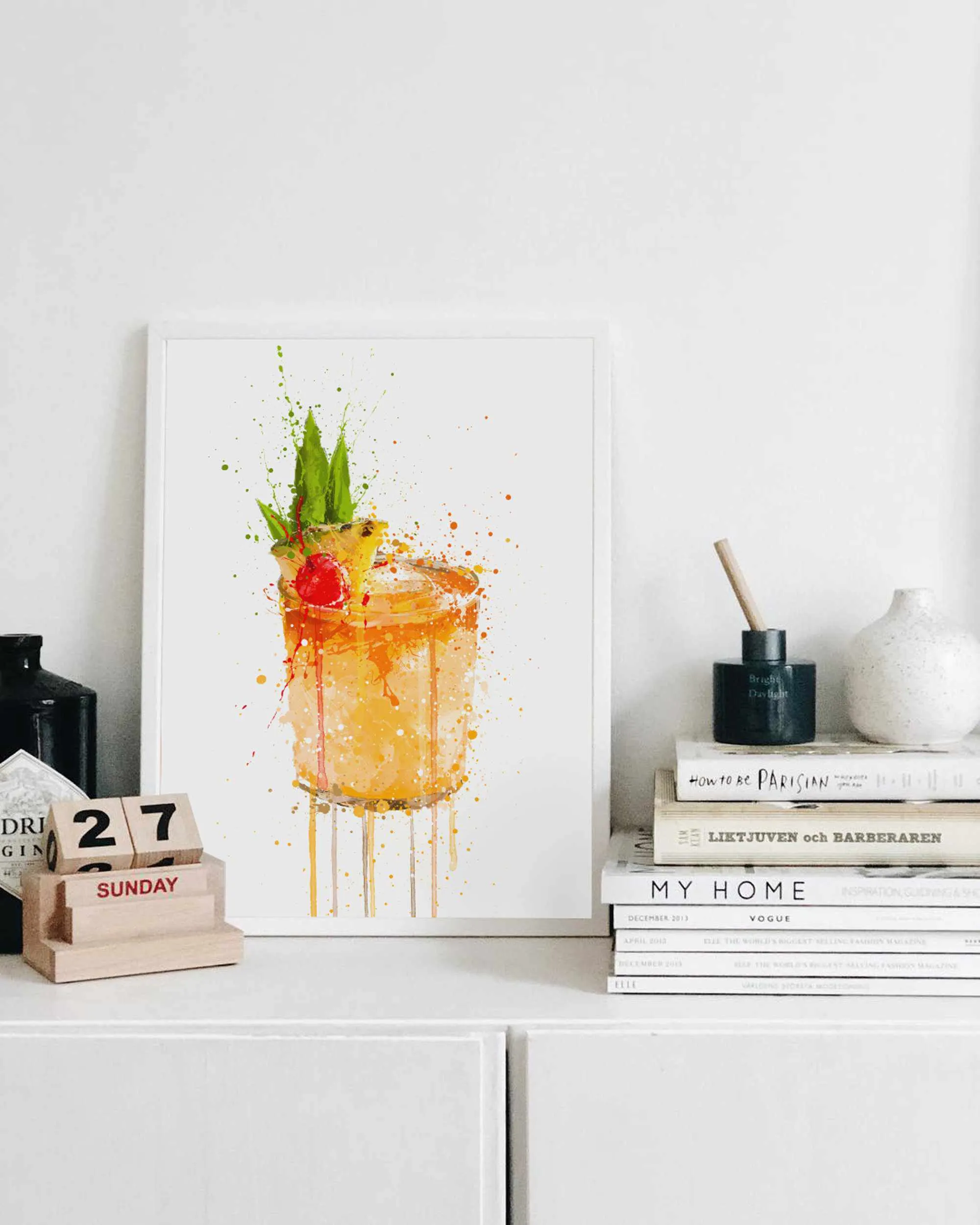 Mai Tai Cocktail Wall Art Print