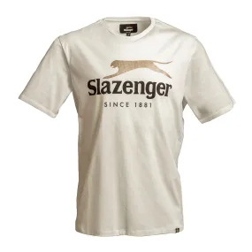 MARK LOGO T-SHIRT - PALMER CREAM