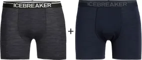 Men's Icebreaker "Anatomica" Boxer Briefs TWIN PACK {IC-103029-TWIN}