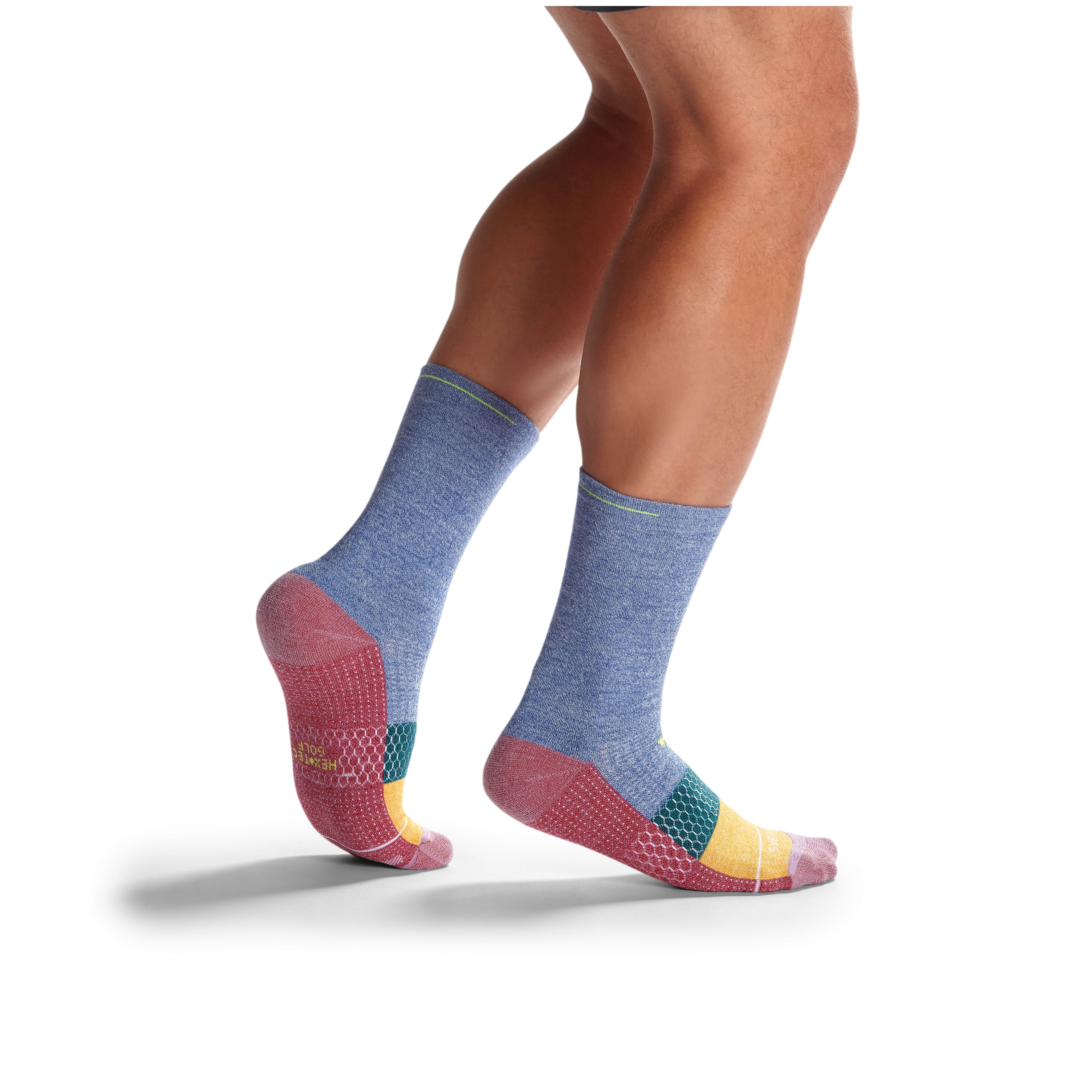 Men's Merino Wool Blend Golf Calf Socks