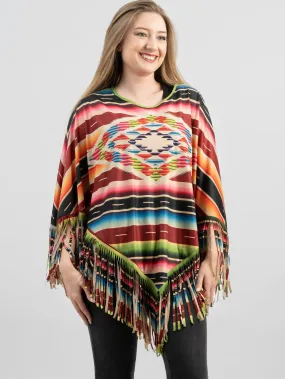 Montana West Serape Collection Poncho