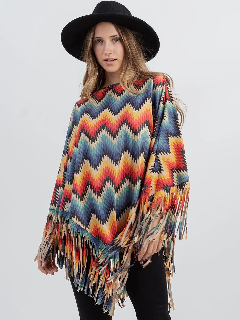 Montana West Serape Collection Poncho