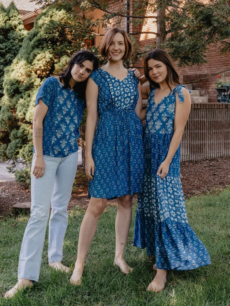 Nashville Dress - Indigo Mix