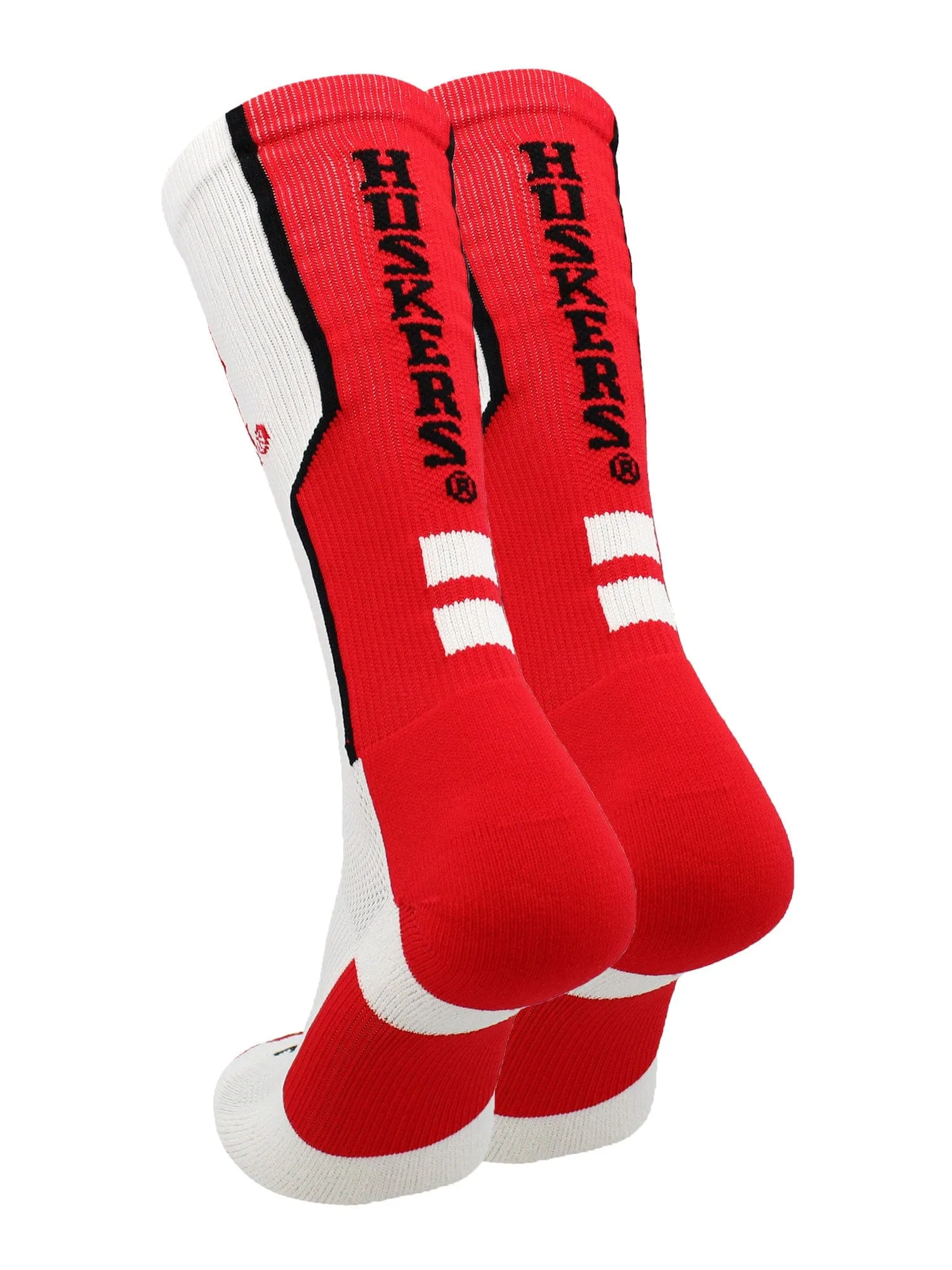 Nebraska Cornhuskers Socks Perimeter Crew