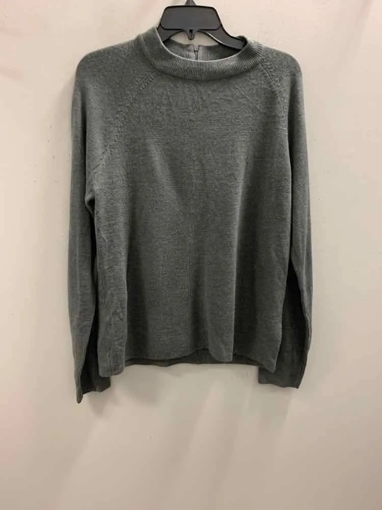 NWT KAREN SCOTT Tops Size L Gray LONG SLEEVES TOP