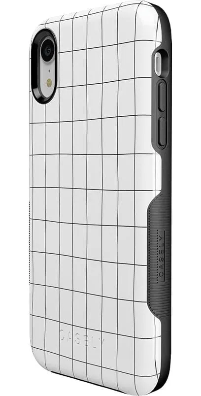 Off the Grid | White & Black Lined Case