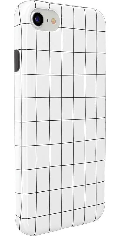 Off the Grid | White & Black Lined Case